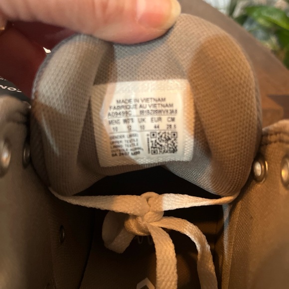 Converse Chuck Taylor All Star Malden Street Mid Grey White A09499C Men's Sz 10 - Picture 7 of 13